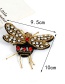 Fashion Gold Color Butterfly Shape Decorated Brooch