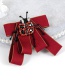 Fashion Red Beatles Shape Decorated Brooch