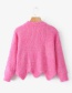 Fashion Khaki Pure Color Decorated Sweater