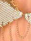 Fashion Gold Color Tassel Decorated Body Chain