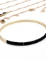 Fashion Black Eye Shape Decorated Bracelet (5 Pcs)