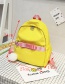 Fashion Pink Bowknot Shape Decorated Backpack