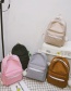 Fashion Khaki Pure Color Decorated Backpack
