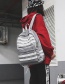 Fashion Pink Color-matching Decorated Backpack