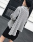 Fashion Gray Color Matching Decorated Sweater