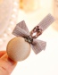 Fashion Gold Color Bowknot Shape Decorated Hair Clip