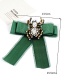 Fashion Navy Spider Shape Decorated Bowknot Brooch