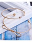 Fashion Gold Color Bowknot&arrow Shape Decorated Bracelet (3 Pcs )
