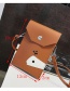 Lovely Brown Dolphin Shape Decorated Bag