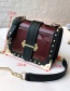 Personality Silver Color Rivet Shape Decorated Bag