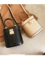 Fashion Light Gray Pure Color Decorated Bag