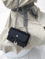 Fashion Brown Round Shape Pendant Decorated Shoulder Bag