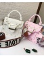Fashion Pink Stars Shape Pattern Decorated Shoulder Bag