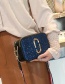 Fashion Blue G Shape Decorated Bag