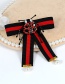 Fashion Black Ladybug Shape Decorated Bowknot Brooch