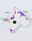 Lovely Purple Cartoon Unicorn Design Simple Ornaments