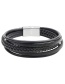 Fashion Black Pure Color Decorated Adjustable Bracelet
