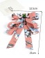 Trendy Pink Dragonfly Shape Decorated Bowknot Brooch