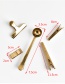 Fashion Gold Color Spoon Shape Design Pure Color Clip