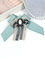 Fashion Gray Bowknot Shape Decorated Brooch