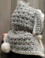 Cute Khaki Rabbit Ear Shape Decorated Hat