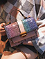 Fashion Pink Rivet Shape Decorated Bag