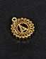 Fashion Gold Color C Letter Shape Decorated Pendant (1pcs)
