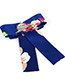Fashion Navy Dragonfly Shape Decorated Brooch