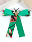 Fashion Green Bee Shape Decorated Bowknot Brooch