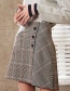 Fashion Gray A Shape Decorated Skirt