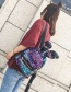 Lovely Blue Rabbit Ears Shape Decorated Backpack