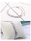 Elegant White Round Shape Decorated Bracelet