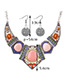 Exaggerated Gold Color Geometric Shape Shape Decorated Jewelry Sets