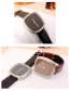 Elegant Brown Square Shape Dial Design Watch