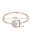Elegant Gold Color Round Ball Decorated Hollow Out Bracelet