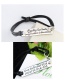 Elegant Silver Color+black Square Shape Design Multi-layer Bracelet