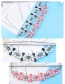 Fashion Black Oval Shape Diamond Decorated Necklace