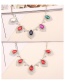 Fashion Red Diamond Decorated Hollow Out Jewelry Sets