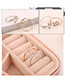Fashion Rose Gold Key Shape Decorated Ring