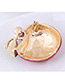 Fashion Red Apple Shape Decorated Brooch