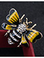 Fashion Yellow+black Bee Shape Decorated Brooch