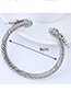 Fashion Silver Color Flower Shape Decorated Bracelet