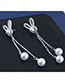 Fashion Silver Color Rabbit Shape Decorated Earrings