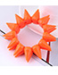 Fashion Orange Rivet Shape Design Pure Color Bracelet