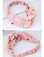 Sweet White Flamingo Pattern Decorated Wide Hair Band