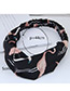 Sweet Black Flamingo Pattern Decorated Wide Hair Band