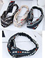 Fashion Navy Rhombus Pattern Decorated Hairband