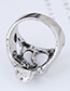 Vintage Silver Color Hollow Out Design Ring