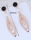 Fashion Rose Gold Hollow Out Design Earrings