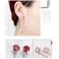 Fashion White Butterfly Decorated Long Earrings